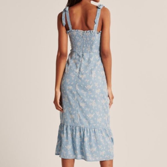 Abercrombie & Fitch Floral Tiered Midi Dress - Picture 3 of 6